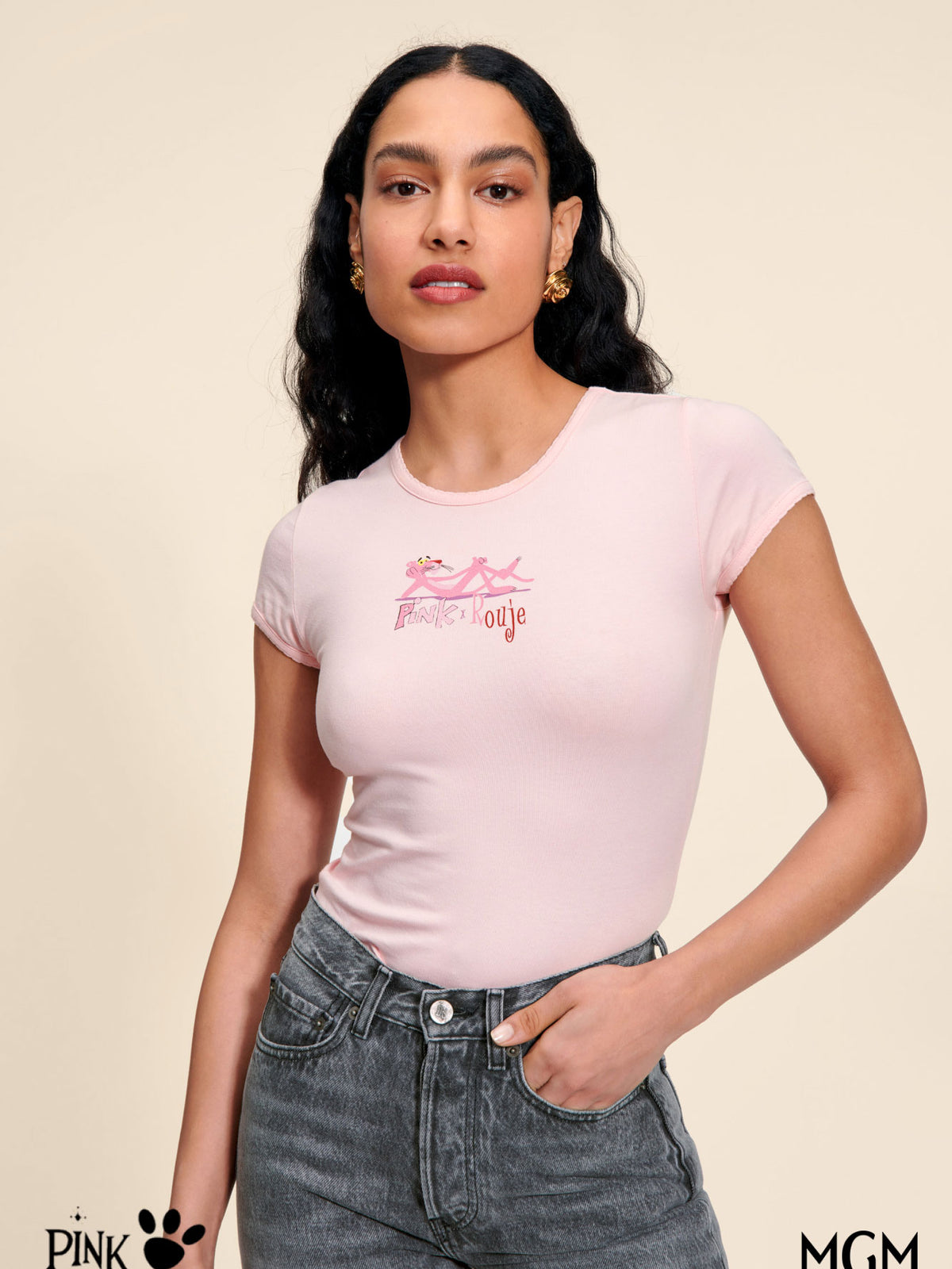 T-shirt FERGUS X LA PANTHERE ROSE