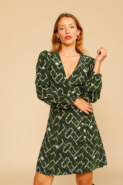 Gabinette store wrap dress